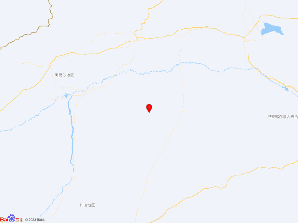 新疆阿克苏地区沙雅县发生3.7级地震